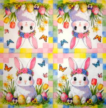 999.014 Hasen: unnatürlich - 3-lagig -  Paper Design